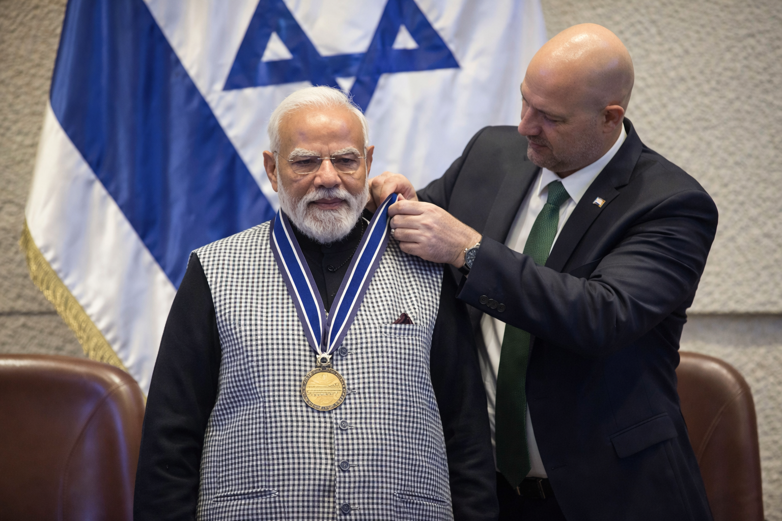 പ്രധാനമന്ത്രി നരേന്ദ്ര മോദിക്ക് ഇസ്രായേലിന്റെ പരമോന്നത ബഹുമതിയായ ‘മെഡൽ ഓഫ് ദി നെസെറ്റ്’